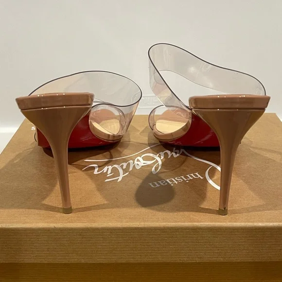 Christian Louboutin just nothing clear heels blush - Picture 6 of 9